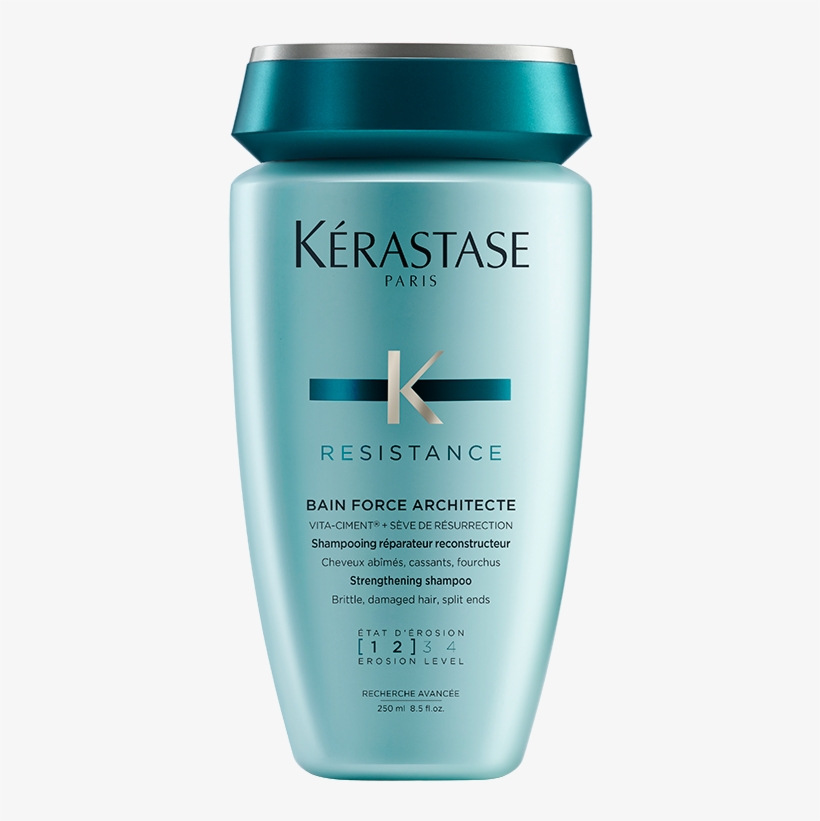 View Andean Cocaine - Kerastase Resistance Bain Force Architecte Shampoo, transparent png download