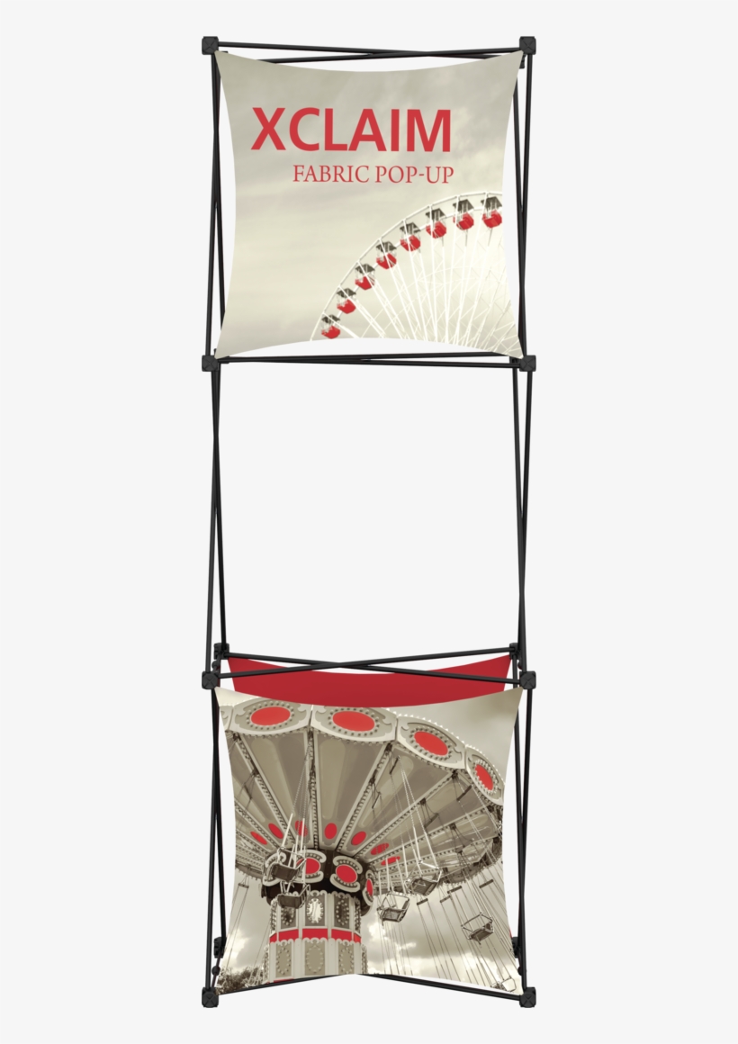 Trade Show Displays - 5ft Xclaim Full Height Fabric Popup Display Kit 02, transparent png download