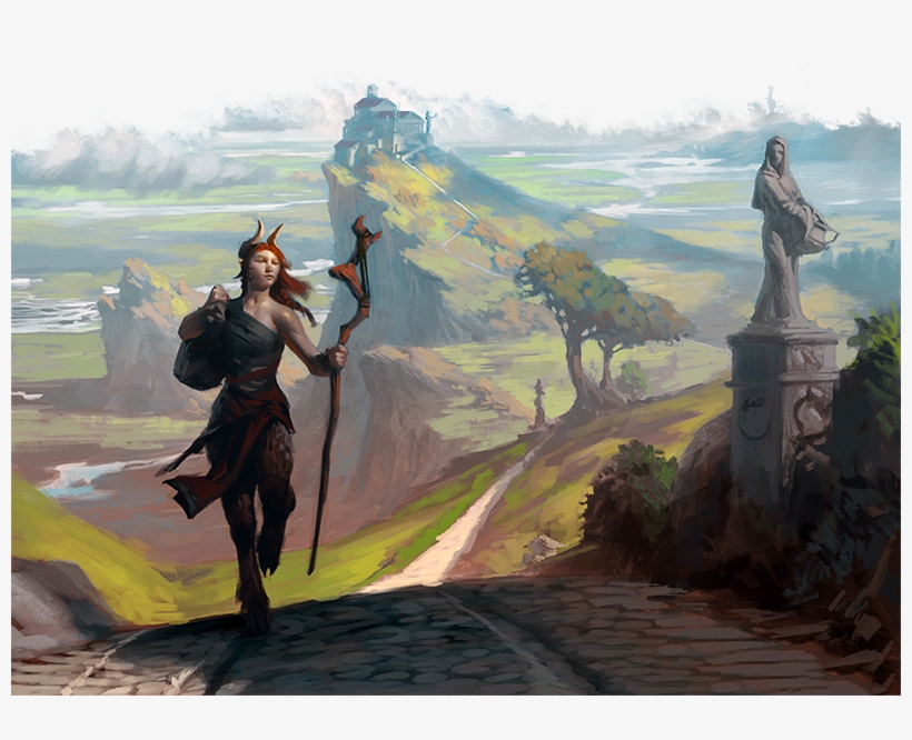 Izzy, Genuinebeliever, Comradewalrus And Vileo Sufora - Mtg Voyaging Satyr, transparent png download