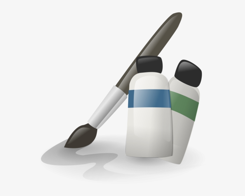 Paintbrush - Paint Brush And Art Supplies Charms, transparent png download