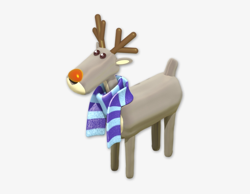 Holiday Reindeer - Reindeer, transparent png download