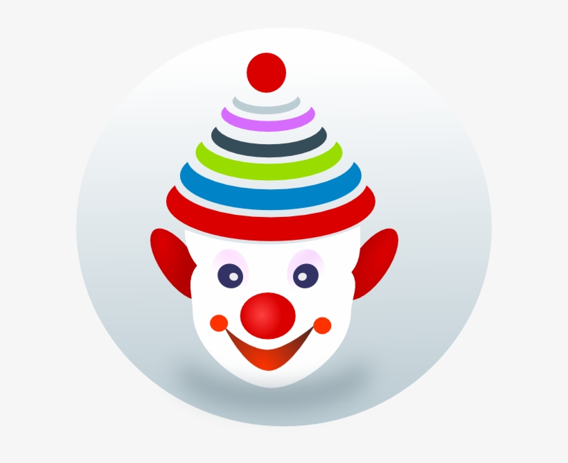 Clown Svg Clip Arts 600 X 588 Px, transparent png download