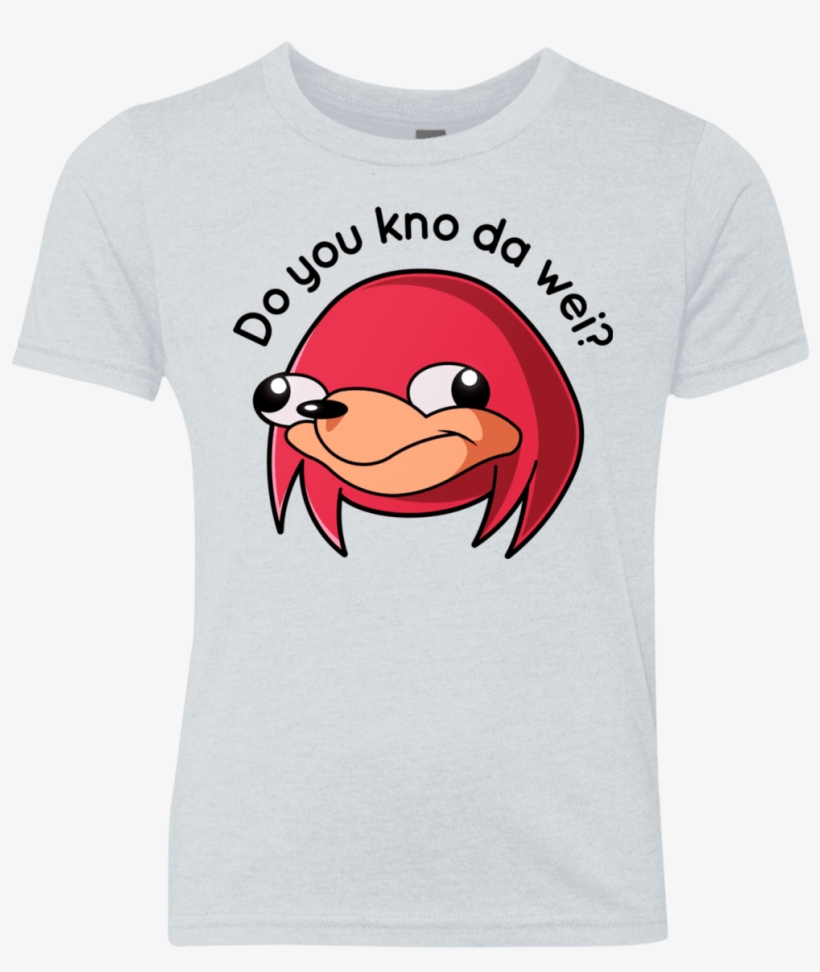 Ugandan Knuckles Youth Triblend T-shirt - Ugandan Knuckles, transparent png download