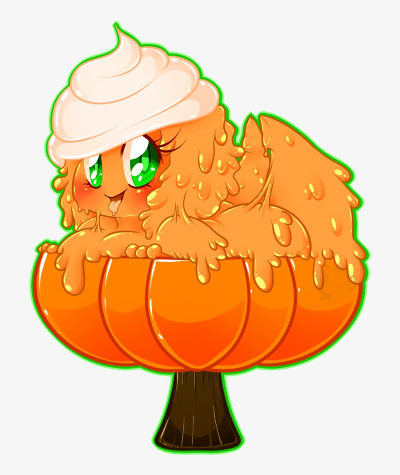 Pumpkin Pudding Slime Girl - Pudding Slime Girl, transparent png download