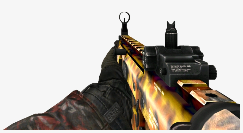 Scar-h Fall Mw2 - Scar H Mw2, transparent png download