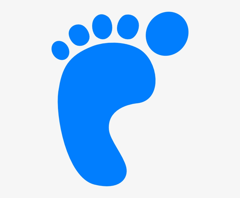 Baby Boy Clip Art - Baby Foot Clip Art, transparent png download