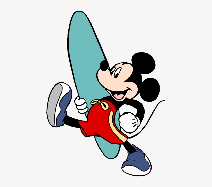 Mickey Mouse Clipart Green - Mickey Mouse Playa Png, transparent png download