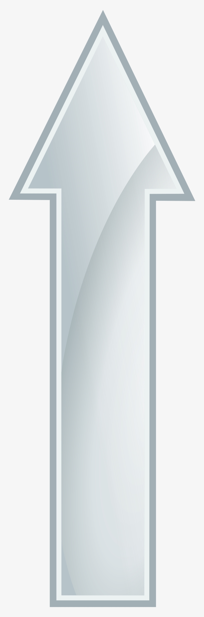 This Free Icons Png Design Of Glossy White Arrow - Drawing, transparent png download