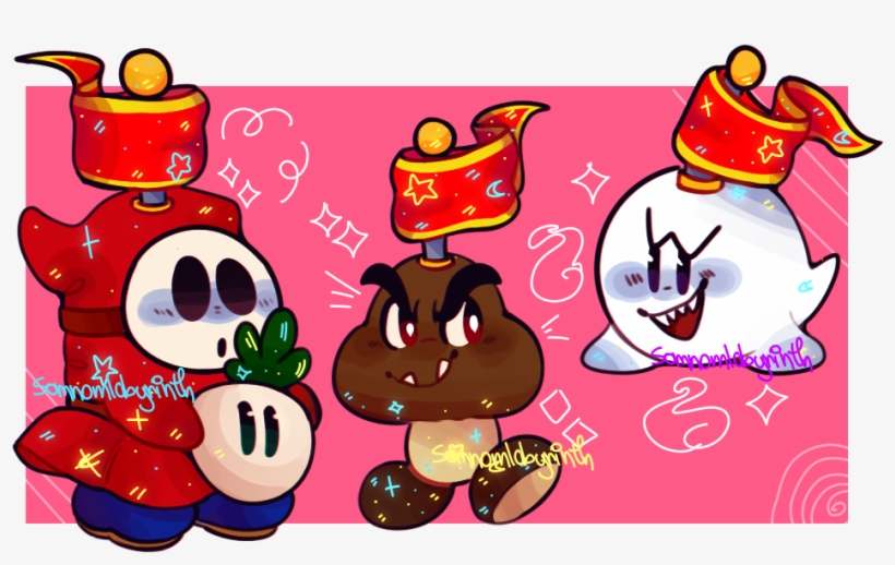 Today I Got Two Separate Requests To Draw A Goomba - Captain Goomba Minion Quest, transparent png download