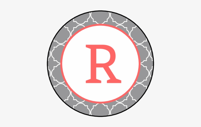 Ol325 - 1 - 67" Circle - Quatrefoil Monogram Labels - Idolm Ster Master Special 06, transparent png download