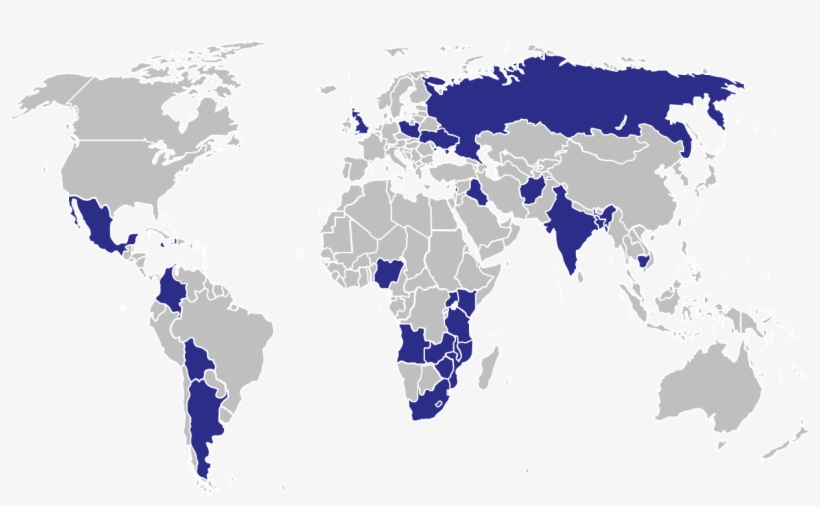World Map Png - Crown Dependencies And British Overseas Territories, transparent png download