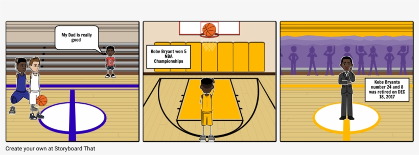 Kobe Bryant - Cartoon, transparent png download