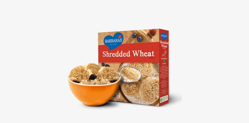 Shredded Wheat Cereal - Barbaras Shredded Wheat Cereal - 13 Oz Box, transparent png download