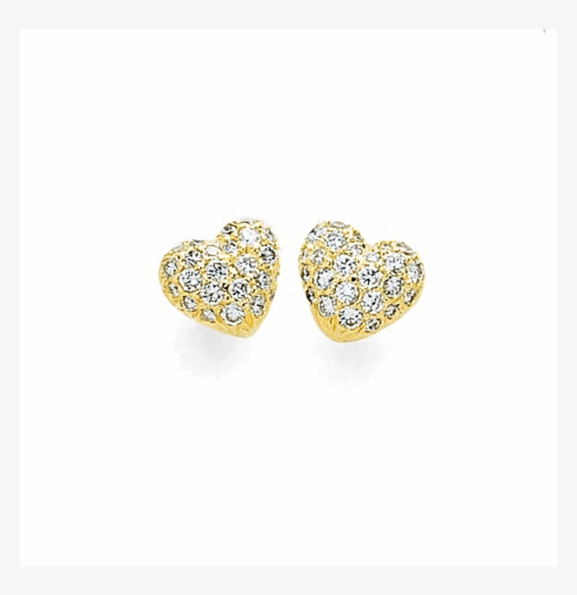 Corazones Diamond Earrings, transparent png download