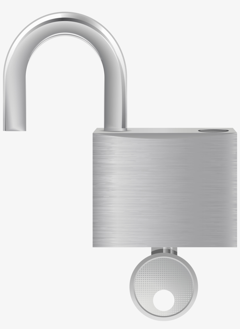 Open Lock Png Clip Art - Open Lock Clipart Png, transparent png download