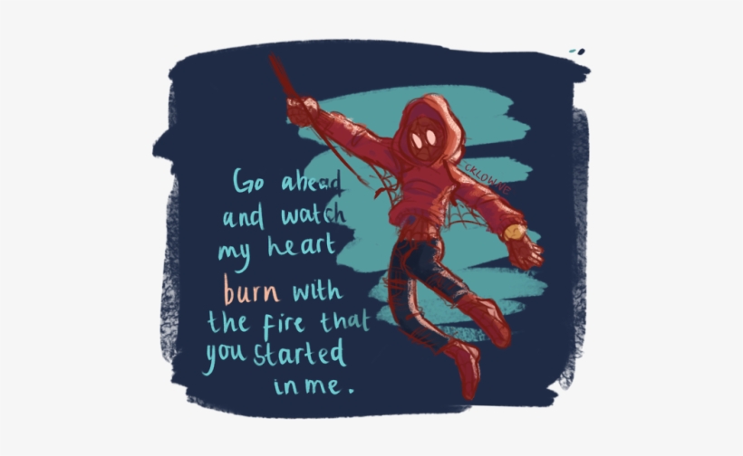 When You Close Your Eyes, Do You Picture Me When You - Superhero, transparent png download