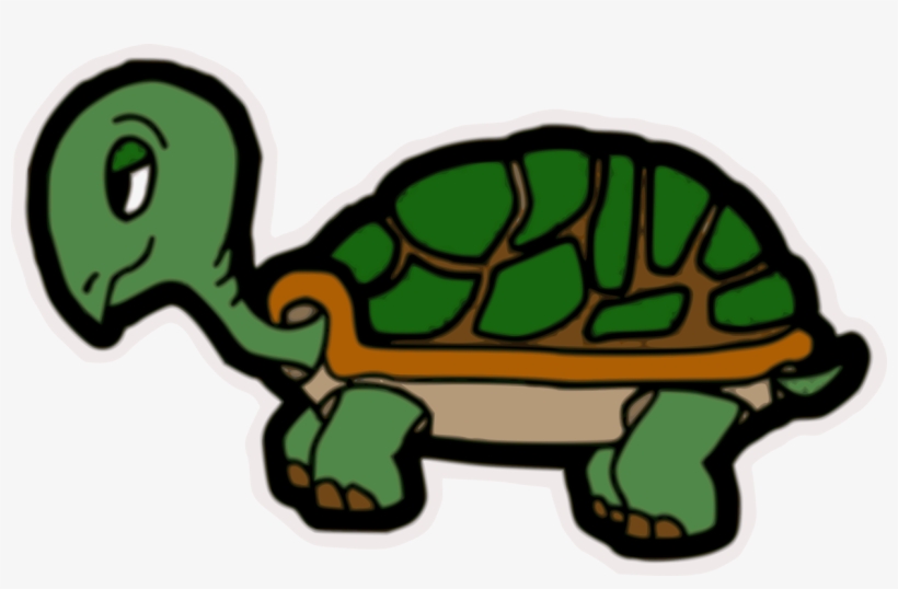 Turtle The Tortoise And The Hare Drawing Computer - Slow Turtle Clip Art, transparent png download