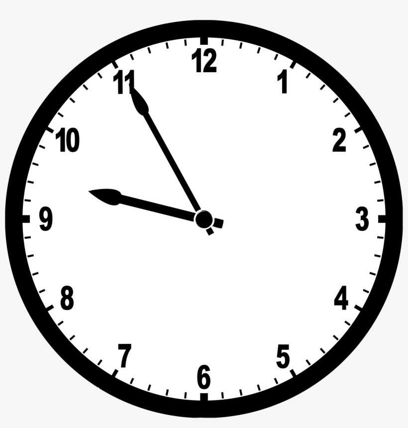 Round Wall Clock Png Image - Symple Stuff 14" Time Keeper Atomic Wall Clock, transparent png download