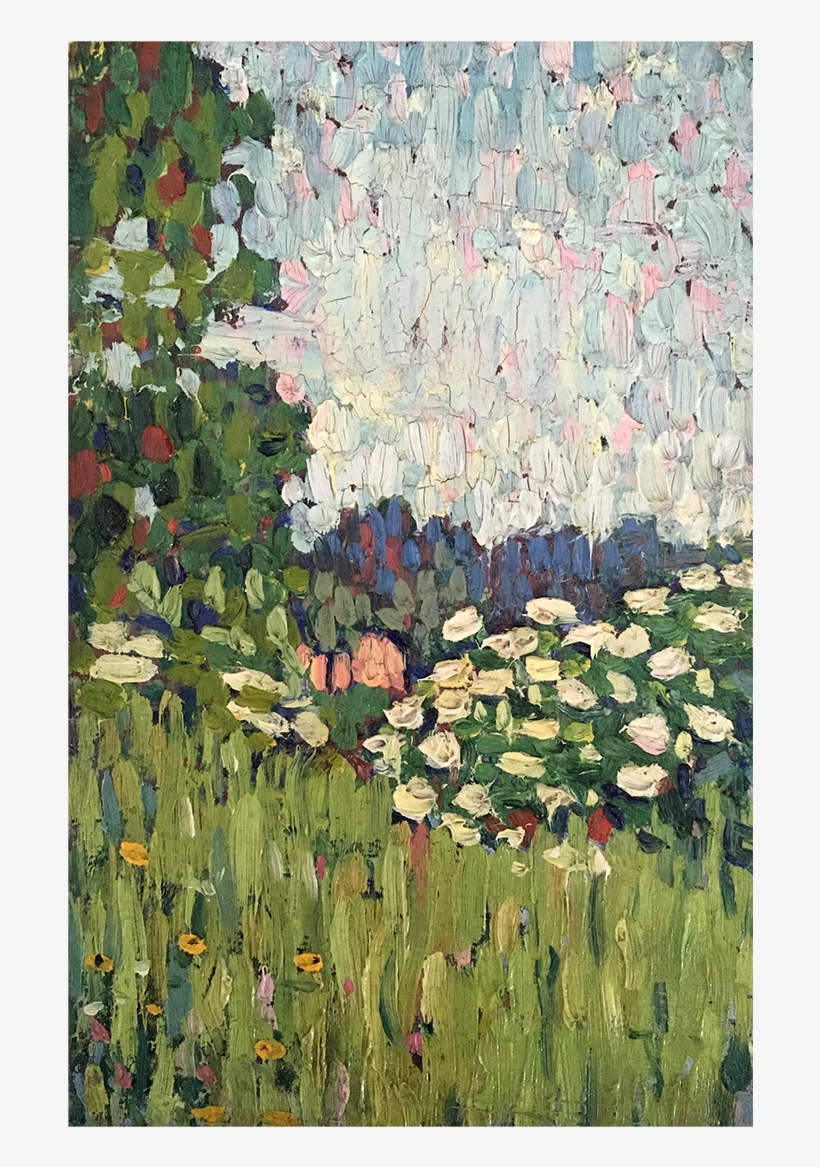 French School "flowers In The Field" - Pond, transparent png download