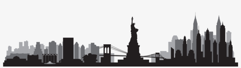 Bagel Brothers Of New York - New York City Silhouette Clipart, transparent png download