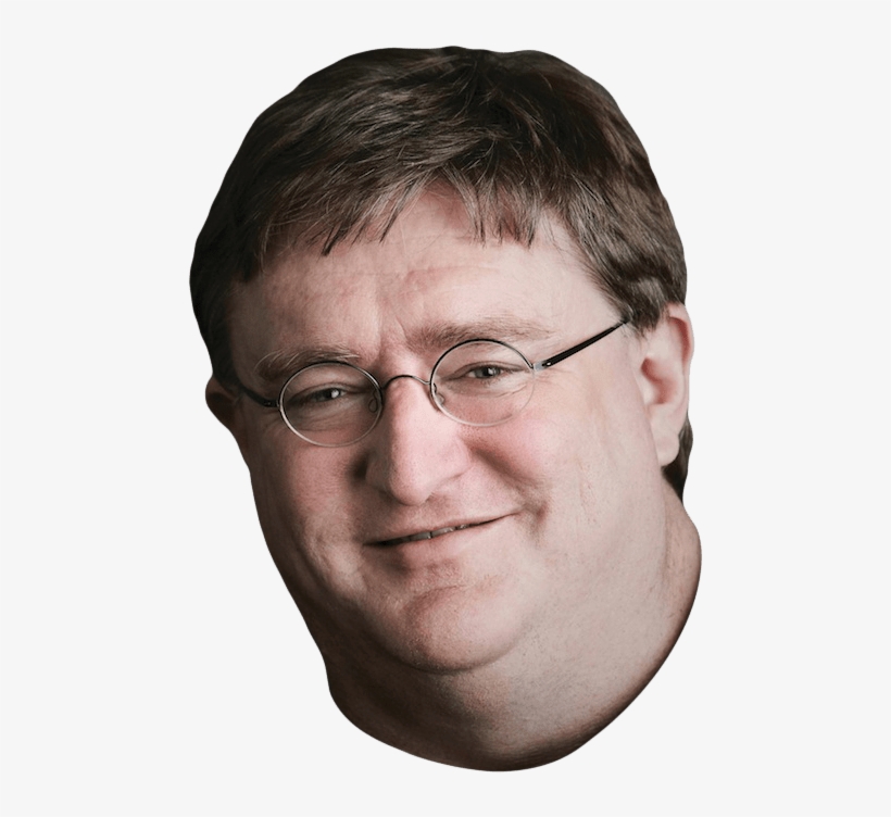 Smile Png Stickpng Memes - Gabe Newell, transparent png download