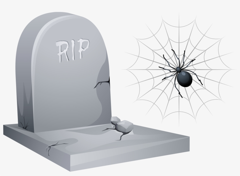 Halloween Tombstone Png Svg Free - Tombstone Halloween Png, transparent png download