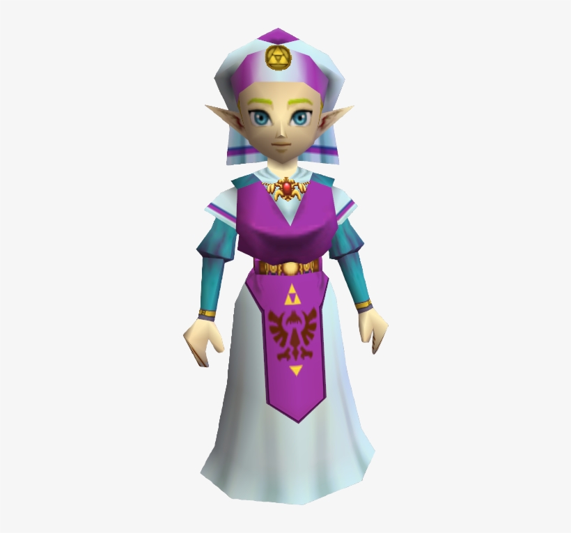Youngzelda 296×685 Pixels - Princess Zelda The Legend Of Zelda Ocarina, transparent png download