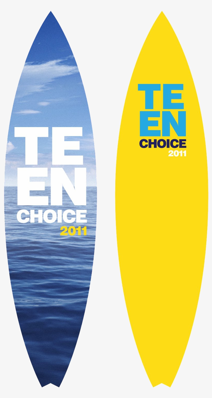 2011 Teen Choice Awards Surfboard - Teen Choice Awards Surfboard, transparent png download