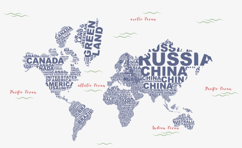 World Map Png Free Download - World Map Of Estuaries, transparent png download