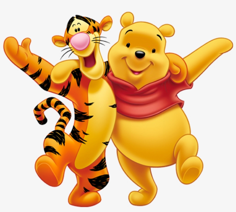 Winnie The Pooh And Tigger, transparent png download