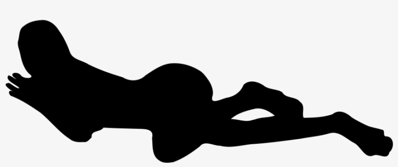 Images For Vector Woman Silhouette Png - Woman Sleeping Silhouette Png, transparent png download