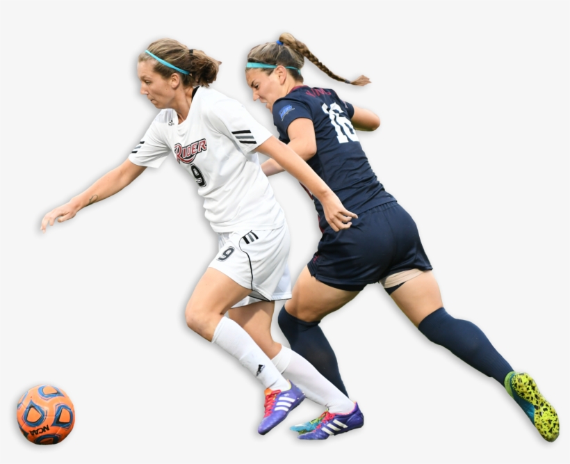 Women Football Player Png, transparent png download