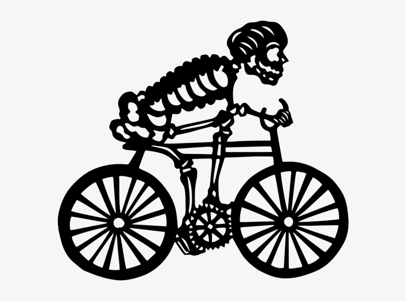 Mexican Paper Cut Artwork Of A Skeleton On A Bike - Rice Cooker Induction Coil, transparent png download