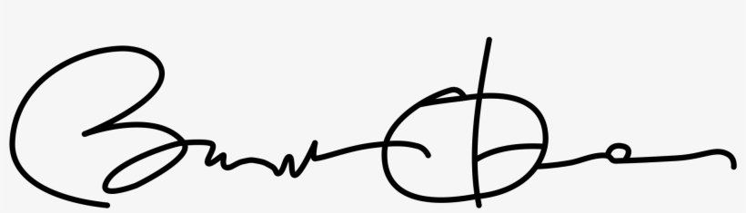 Barack Obama Signature - Obama Signature Vs Trump, transparent png download