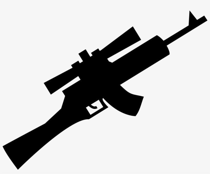 Png File - Assault Rifle Icon Png, transparent png download