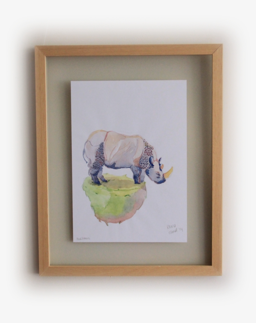 24 Cm X 34 Cm - Sumatran Rhinoceros, transparent png download