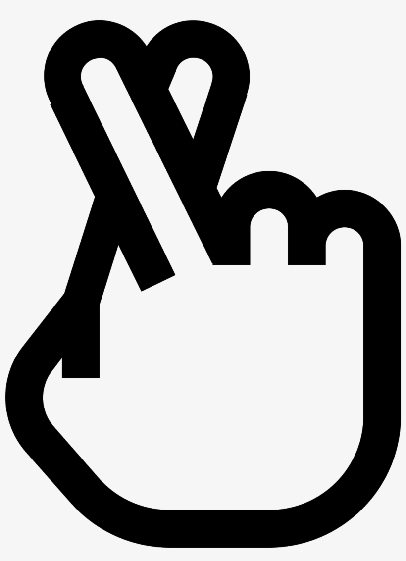 Fingers Crossed Icon - Fingers Crossed Icon Transparent, transparent png download