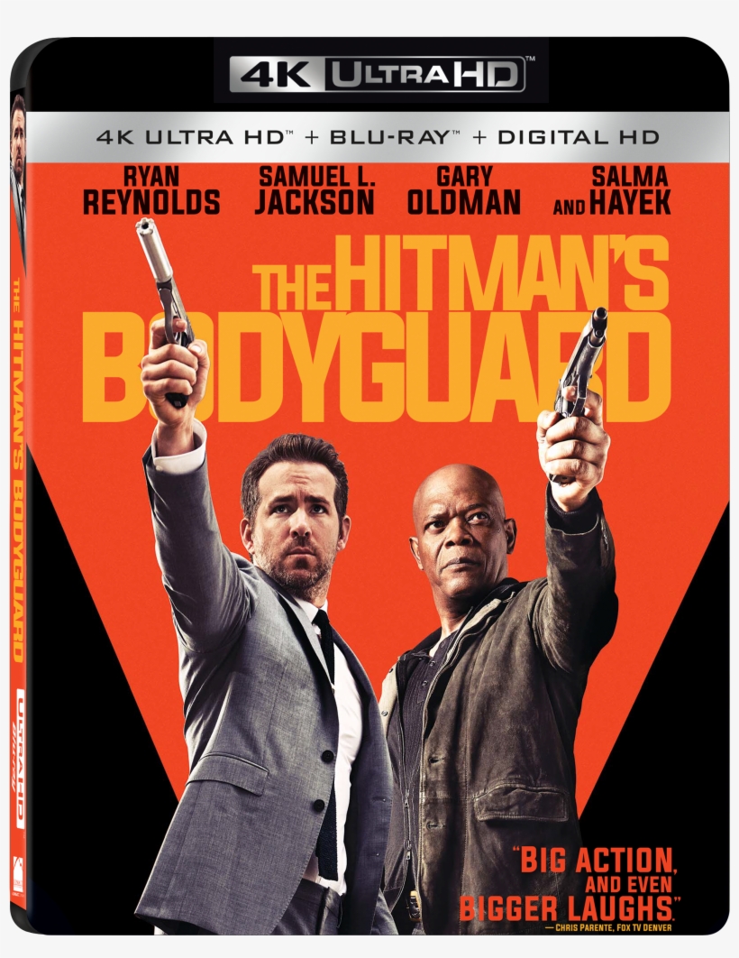 The Hitman's Bodyguard 4k Ultra Hd/blu-ray/digital, transparent png download