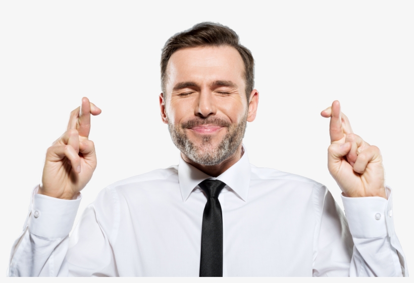 Man Crossed Fingers No Backgroundkristin Southerland2018 - Portrait, transparent png download