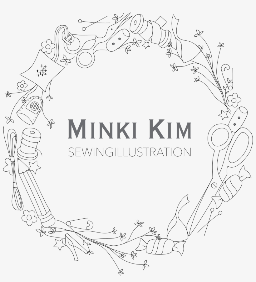 Minki's Work Table - Line Art, transparent png download