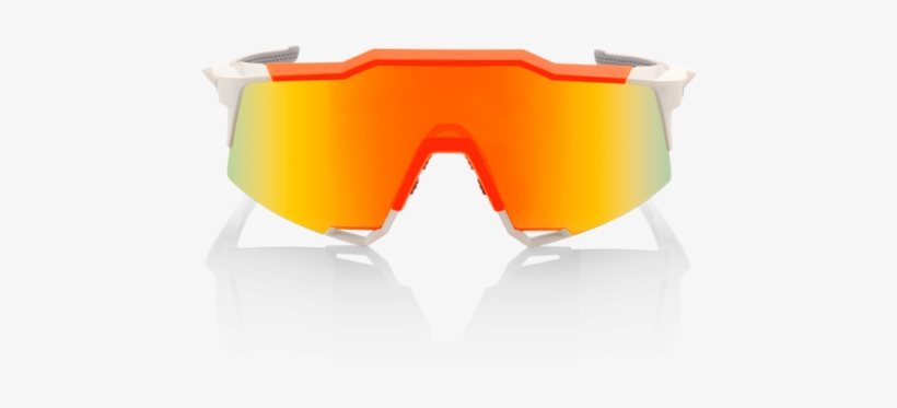 Oculos 100% Speedcraft Ll Branco/laranja - 100 Percent Speedcraft Short Lens Sunglasses White/orange, transparent png download