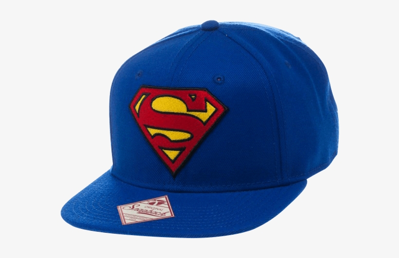 Classic Superman Logo Snapback Hat - Dc Comics Superman Logo Snapback Hat, transparent png download