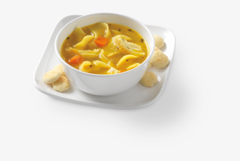 Side Chicken Noodle Soup - Noodle, transparent png download
