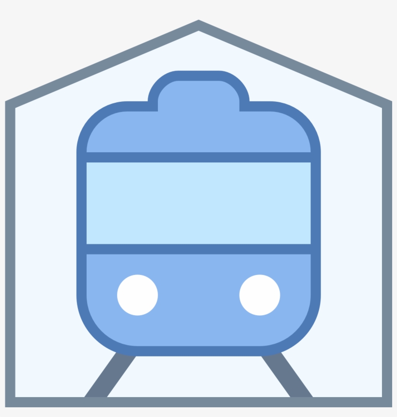 Railway Station Clipart Front - Icon, transparent png download