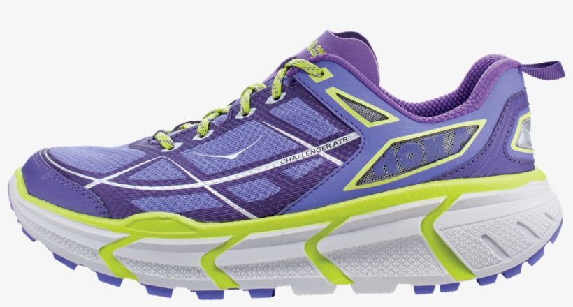 Rotating Shoes Like This Will Go A Long Way To Help - Hoka One One Challenger Atr Black/green Flash - Green, transparent png download