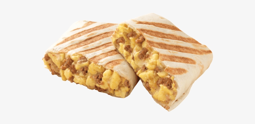 Sausage, Egg, & Cheese Grilled Wrap - Sausage, transparent png download