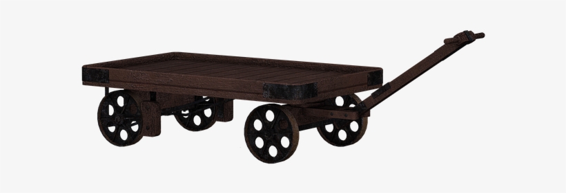 Dare, Cart, Wooden Barrow, Digital Art, Isolated, Png - Digital Art, transparent png download