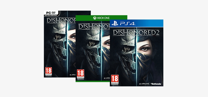 Dishonored 2 Standard Edition - Dishonored 2 (ps4), transparent png download