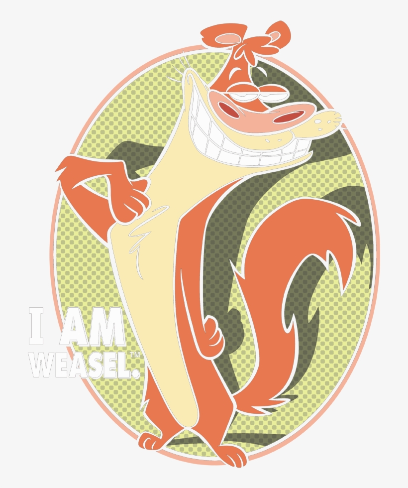 I Am Weasel Weasel Men's Ringer T-shirt - I Am Weasel, transparent png download