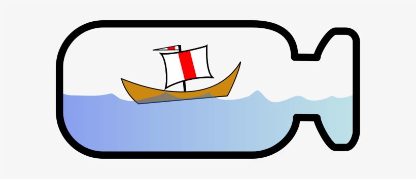 The Mad Little Ship Core 01 Png Images - Ship In A Bottle Clipart, transparent png download